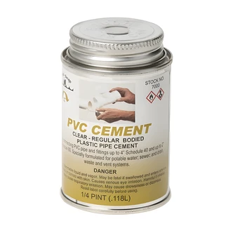 Black Swan PVC Solvent Cement, Regular, 32 oz