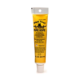 Black Swan All Purpose Pipe Dope, Yellow, Soft-Set, Non-Toxic, NSF Certified