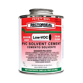 Rectorseal PVC Clear Cement, 16 oz, Medium Body