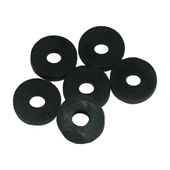Larsen Supply Faucet Washer, Flat, 17/32 in, Rubber, 6/PK