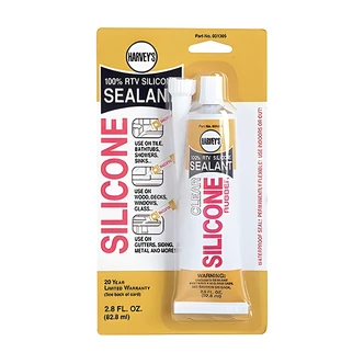 Oatey RTV Silicone Sealant, Clear, 2.8 oz
