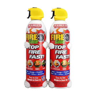 MAX Professional Fire Suppressant, Wall-Mount, Aerosol, 2/PK