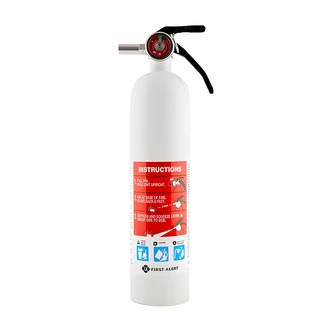 First Alert Marine Fire Extinguisher, Rechargeable, Class 1-A: 10-B:C, White, 4.5 W x 4 D x 15 H