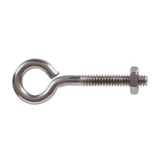 Hillman Eye Bolt With Hex Nut, Forged Steel, Rust Resistant, 3/8-16 x 3-7/8 in