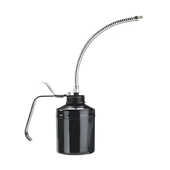 Highline-Warren Handled Oiler, 1 Pt, 9" Rigid Spout, Heavy Duty Steel, Epoxy Finish, Zinc Plated Spout