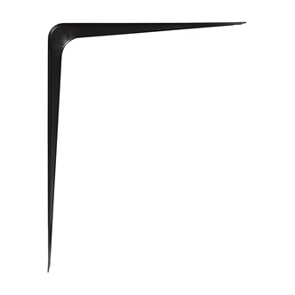 Hillman Hardware Essentials Shelf Bracket, Black, 8" x 10"