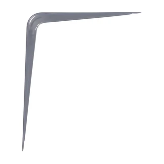 Hillman Shelf Bracket, Gray, Zinc, 5 x 6 in