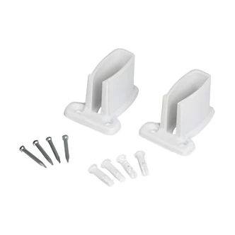 ClosetMaid Load End Bracket, Shelving Hardware, Preloaded #8 Pin, Polypropylene, 6.25" W x 22.25" D x 10.25" H, Red