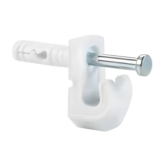 ClosetMaid Wall Clip, Preloaded, Polypropylene, Red
