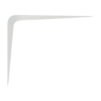 Hillman Hardware Essentials Shelf Bracket, White, 8" x 10"