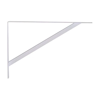Hillman Hardware Essentials Shelf Bracket, White, 20" x 13"