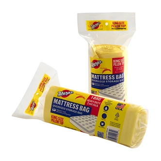 Warp's Mattress Storage Bag, 86" x 92", 2 Mil Plastic, Moisture Dust Bug Protection