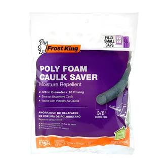 Frost King Caulk Saver, 5/8" Dia. x 20 ft, For Windows and Doors