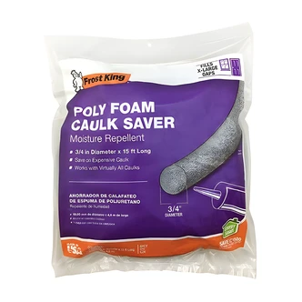Frost King Backer Rod, 3/4 in x 15 ft, Gray Poly Foam