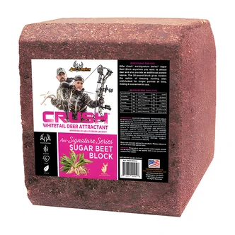 Ani-Logics Outdoors CRUSH Sugar Beet Deer Attractant Block, 20 lb, Whitetail Deer