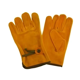 Cordova Split Cowhide Driver's Gloves, Unlined, Ball and Tape Wrist Closure, Keystone Thumb