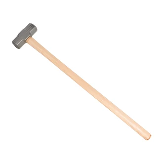 Council Tool Double Face Sledge Hammer, 12 lb, Hickory Handle, Forged Tool Steel Head, 36 in