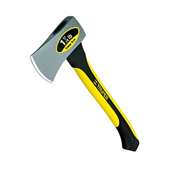 Truper Camp Axe, Fiberglass Handle, 1 1/4 lb, 5 in W x 15 in D x 4 in H