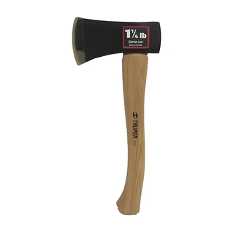 Truper Camp Axe, Hickory Handle, 1 1/4 lb, 14 in Handle
