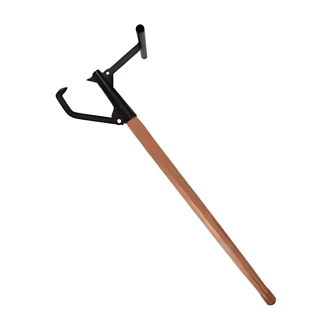 Baron Log Jack, Wooden Handle, Removable Stand, 10.5" W x 44" D x 3" H