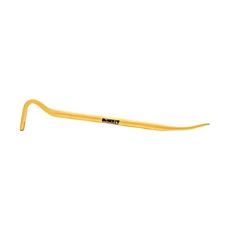 DeWalt Wrecking Bar, 24 in, Tri-Lobe, Rounded 90-Degree Prying End, Multiple Nail Pullers, Black/Yellow