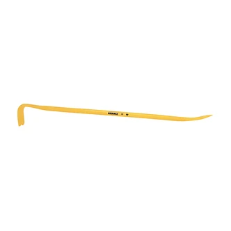 DEWALT Wrecking Bar, 36 in, Tri-Lobe, 90 Degree Prying End, Multiple Nail Pullers, Pointed Beveled Ends