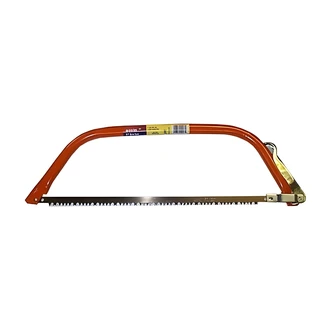 Great Neck Bow Saw, 24" Blade, Tubular Steel Frame, Grip Action Blade Tightener