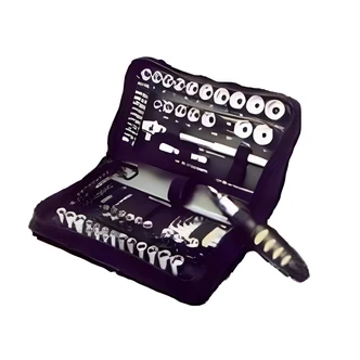 Great Neck 85-Piece Socket Ratchet Set, SAE/Metric, Soft Side Bags