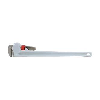 Great Neck Aluminum Pipe Wrench, 36 in, Steel Jaws