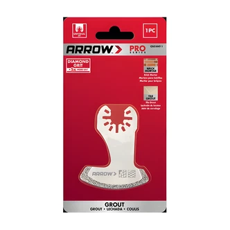 Arrow Diamond Grit Segment Boot Oscillating Blade, 2-1/4 in, Material Removal, Swing Design