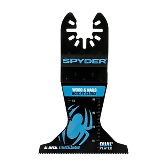 JS Products Spy Oscillating Blade, 2.5W B, 2.5 In x 2 In Bi-Metal Wood And Nail Cutting Oscillating Tool Blade