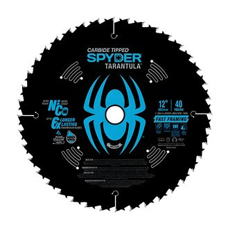 JS Products Spy Circular Saw Blade, 12 in, 40T, General Purpose