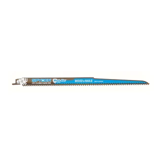 JS Products Mach-Blue Reciprocating Saw Blade, 12 in, 10/14 TPI, 2/PK