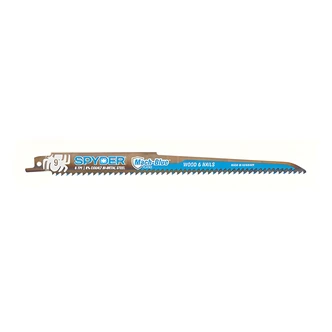 JS Products Mach-Blue Reciprocating Saw Blade, 9 in, 10/14 TPI, 2/PK