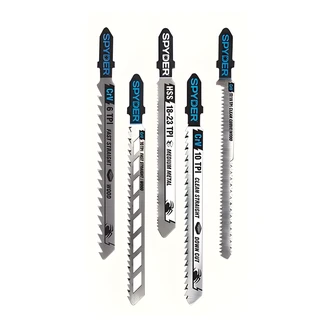 JS Products Spy Jig Saw Blade Set, Multi-Material Cutting, CRV, 5/PK
