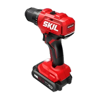 SKIL 20V Brushless 1/2 In Drill Driver, Cordless, 400 In-Lb Torque, 1/2 In Keyless Chuck, LED, 2.0Ah Battery