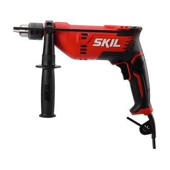 SKIL 7.5 Amp 1/2 In Corded Drill, Side-Assist Handle, Variable Speed Trigger, Bubble Level, Lock-On
