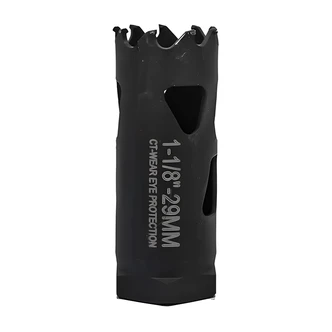 JS Products Tarantula Hole Saw, 1 1/8 in, Carbide Tipped, Rapid Core Eject Arbor System
