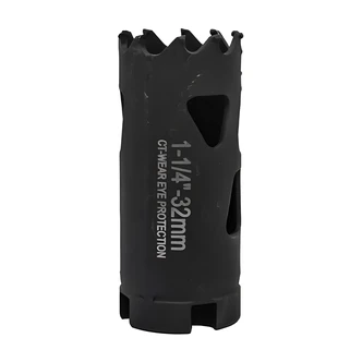 JS Products Tarantula Hole Saw, 1 1/4 in, Carbide Tipped, Rapid Core Eject Arbor System