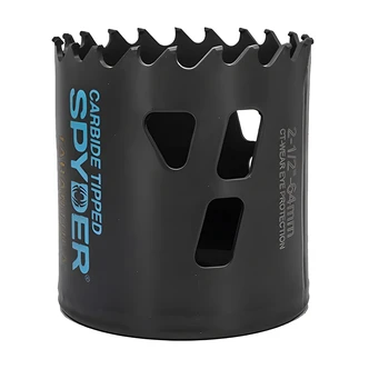 JS Products Tarantula Hole Saw, 2 1/2 in, Carbide Tipped, Rapid Core Eject Arbor System