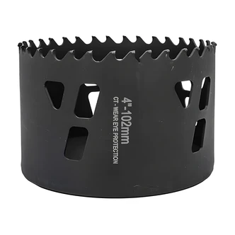 JS Products Tarantula Hole Saw, 4 in, Carbide Tipped, Rapid Core Eject Arbor System