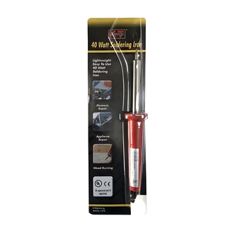 KT Industries Electric Soldering Iron, 40 W, 4" W x 3" D x 13.5" H