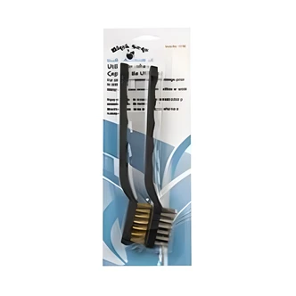 Black Swan Utility Brushes, Stainless Steel, Brass, Carded, 2/CT