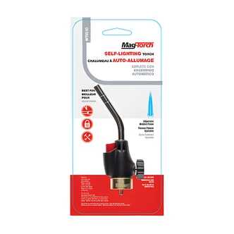 Worthington Mag-Torch Self-Lighting Torch Kit, Adjustable Webbed Flame, Trigger Start, 3/CS
