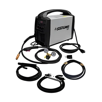 KT Industries Multi-Process Inverter Welder, MIG ARC TIG, 120 Volt, Portable, 30-140 A MIG, 30-75 A Stick, 20-110 A TIG