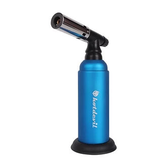 Aerosol Gas Refillable Butane Torch, Adjustable Flame, Safety Lock, 20 g