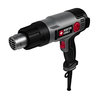 DeWalt Heat Gun, 1500 W, 2 Speed, Variable Temperature, 6 ft Cord, Support Stand, Hanging Hook