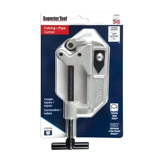 C.H. Hanson Tubing Pipe Cutter, 5/8" To 2-1/8" OD, Copper/Aluminum, Blade Reamer, Epoxy Powder-Coated