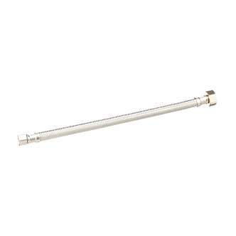 Homewerks Faucet Connector, 3/8 in x 1/2 in, Female Compression x FIP, Stainless Steel, 12 in L