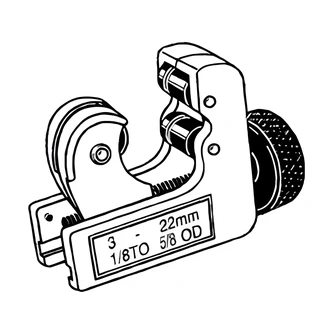 Plumb Pak Midget Tube Cutter, 1/8 in to 5/8 in O.D., Metal, For Copper Tubing, PVC